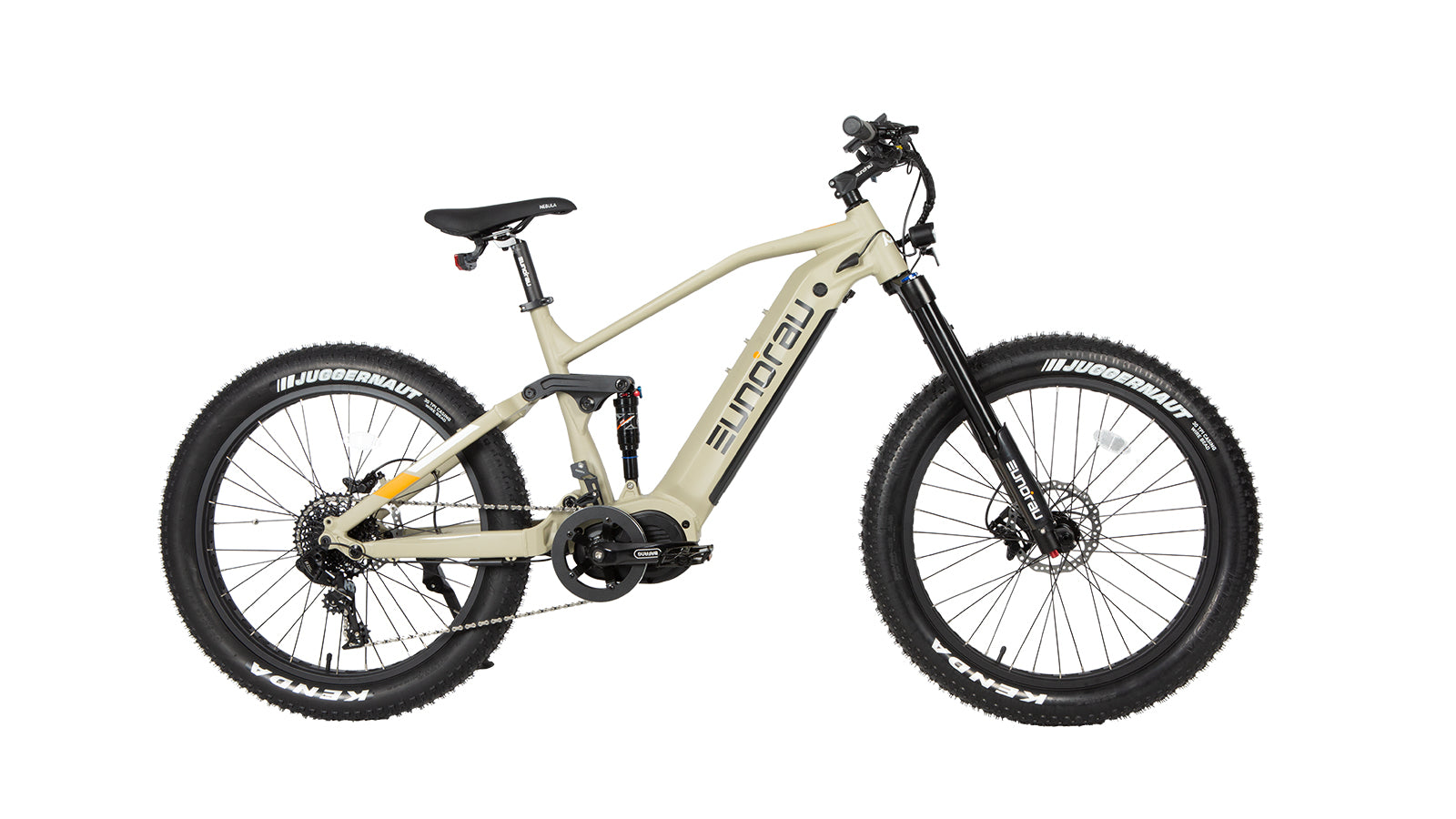 Eunorau Specter S 48V - 14 Ah 1000W Dual Battery Fat Tire Hunting - Fishing Electric Mountain Bike - 17 inch - Army Green - Eunorau - Electrik-Bikes