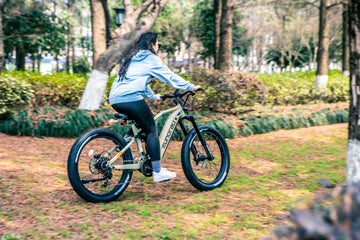 riding ebike