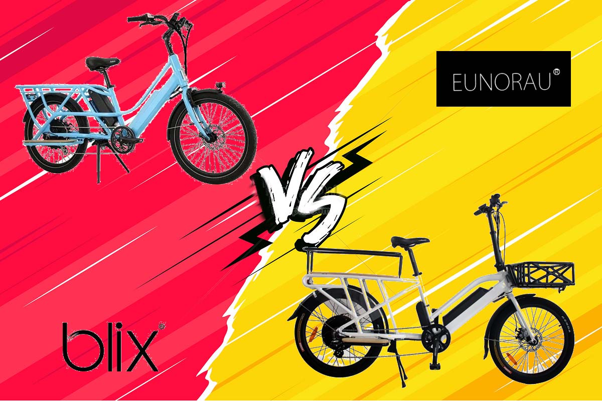 Affordable Cargo E-bikes Blix Packa VS Eunorau MAX-CARGO