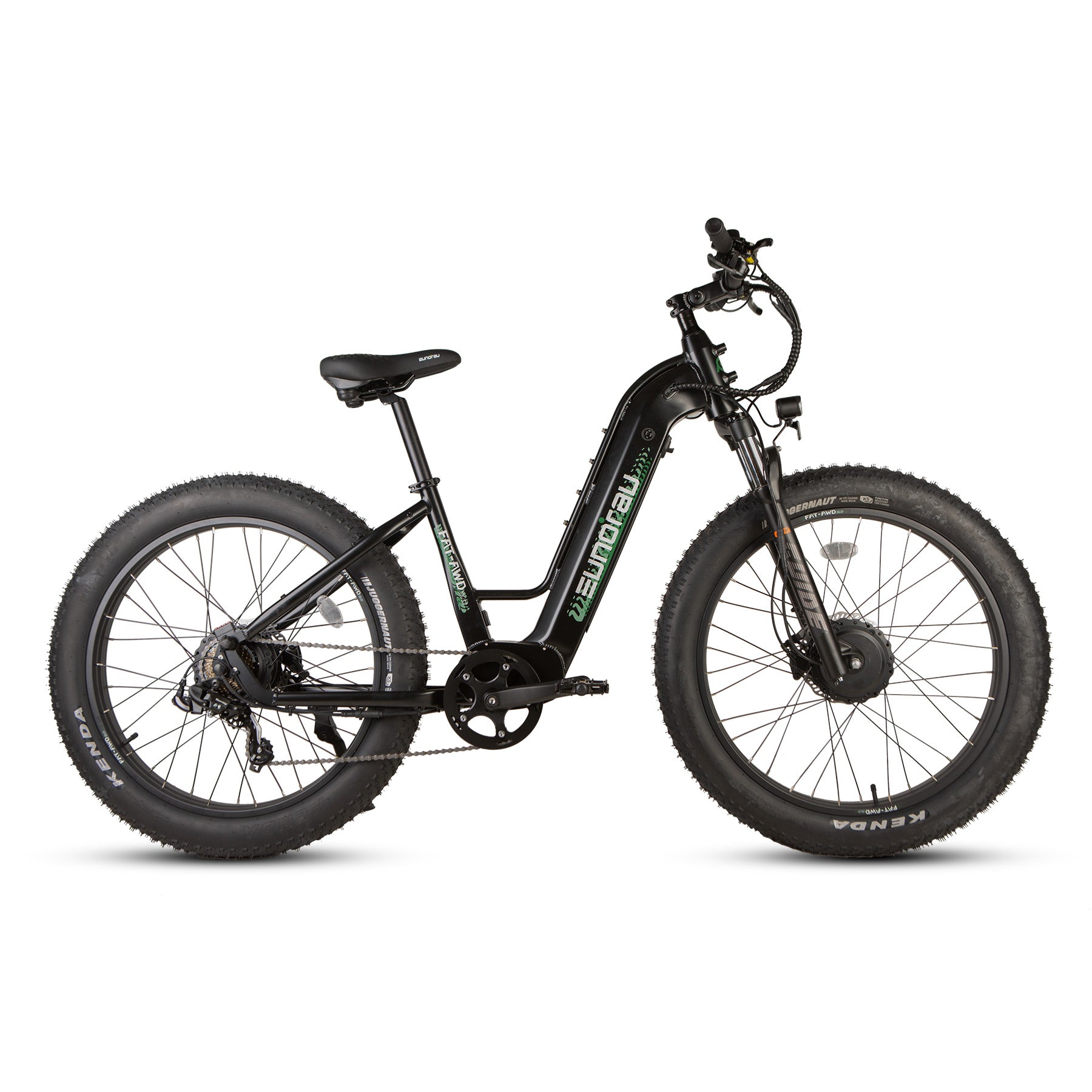 fat e bike fully FAT-AWD 2.0 All Wheel Drive Fat Tire Ebike
