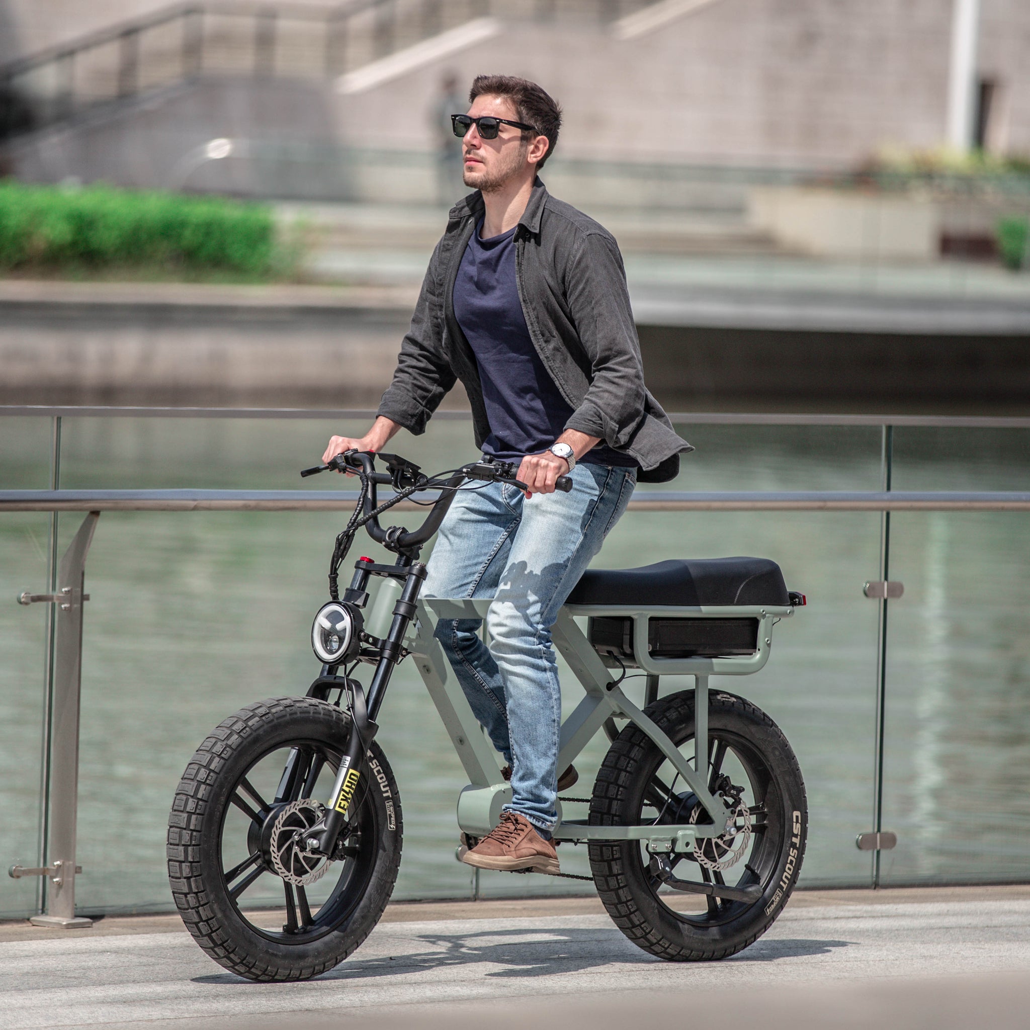 flash electric bicycle AWD Long Range City Commuter Bike _final_sale 2 DAIWA Jerk Bait Yes Shifter Color:Silver Chartreuse